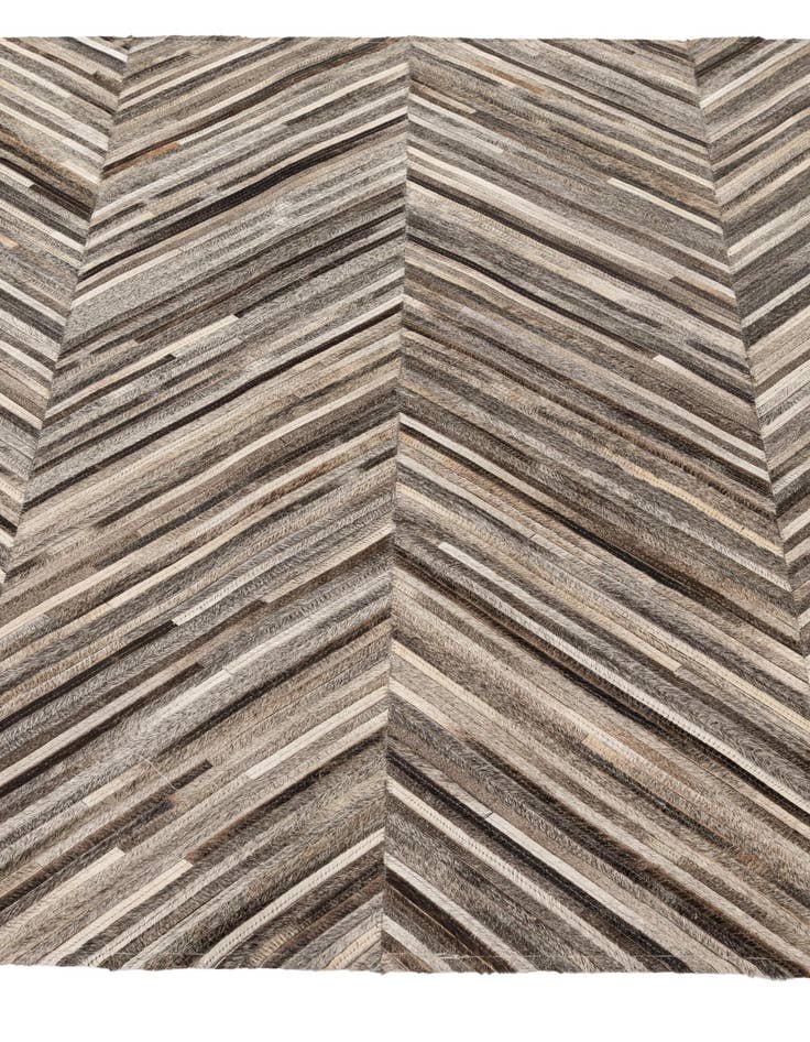 Detail image of  4' 3 x 6' Cowhide - Patchwork Rug