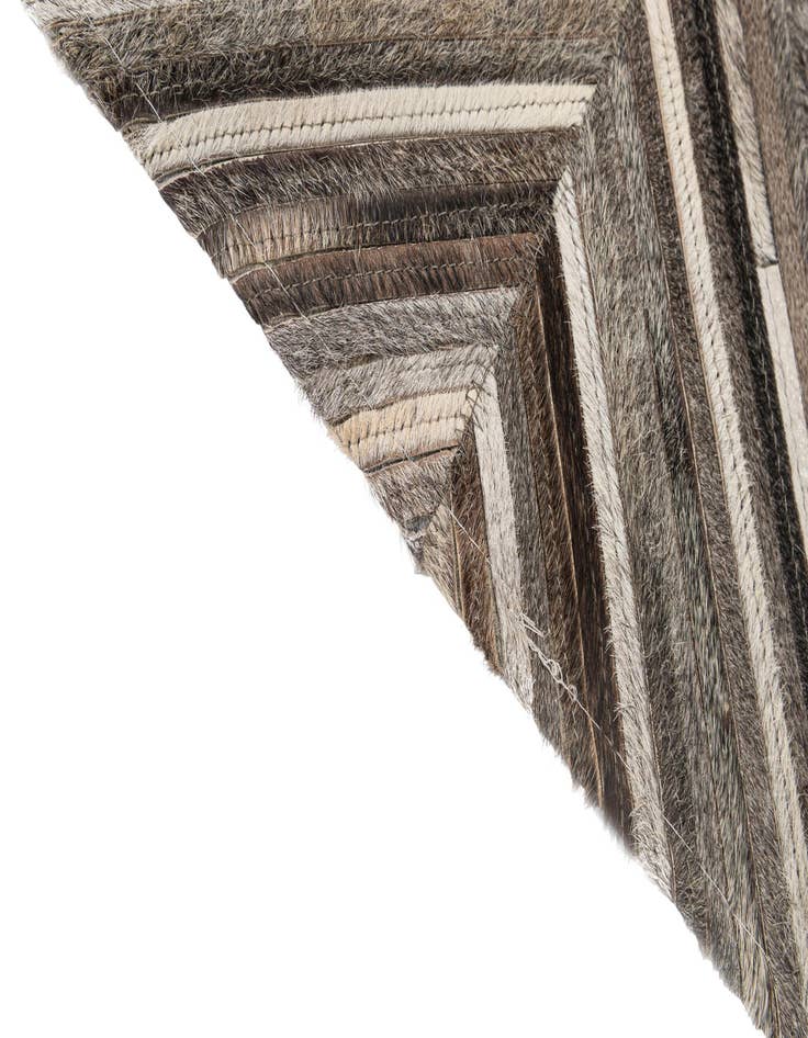 Detail image of  4' 3 x 6' Cowhide - Patchwork Rug