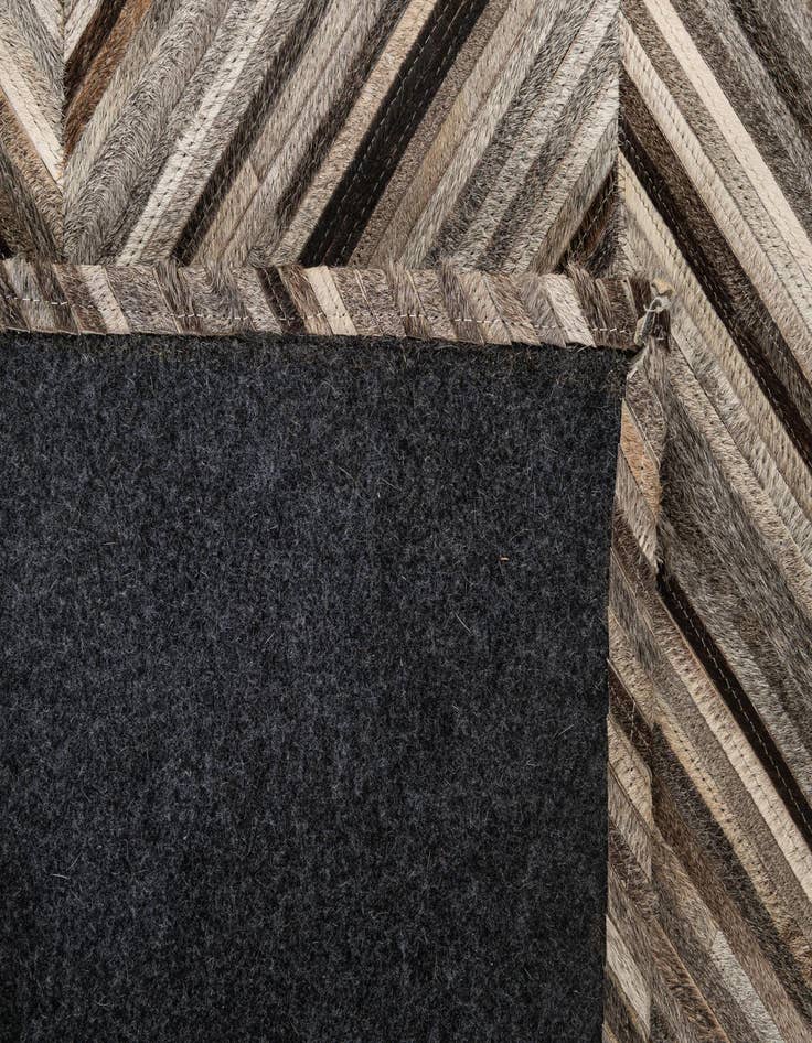 Detail image of  4' 3 x 6' Cowhide - Patchwork Rug