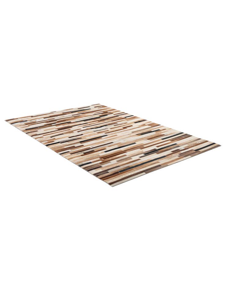 Detail image of  4' 1 x 6' Cowhide - Patchwork Rug