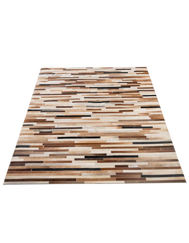 Detail image of  4' 1 x 6' Cowhide - Patchwork Rug