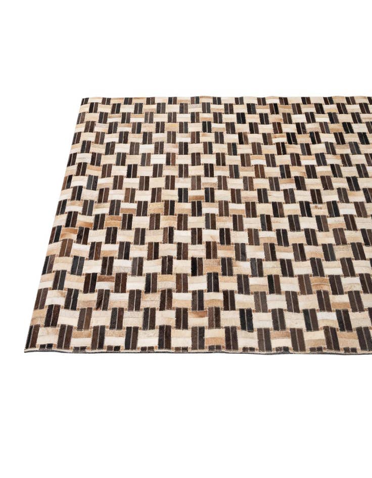 Detail image of  3' 11 x 5' 11 Cowhide - Patchwork Rug