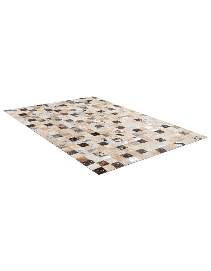 Detail image of  4' 1 x 6' Cowhide - Patchwork Rug