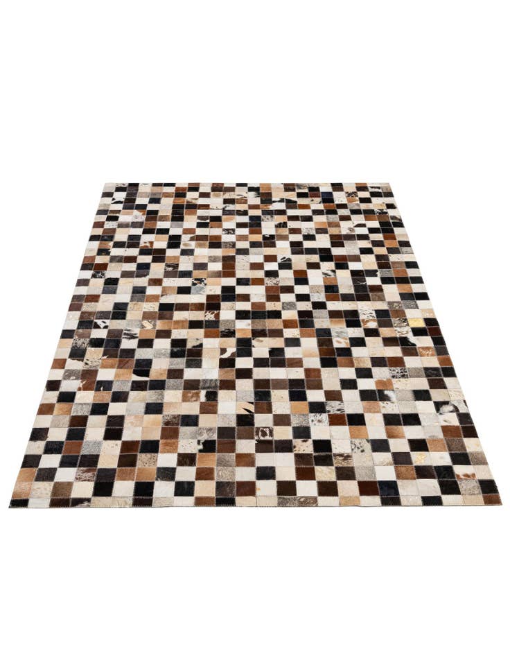 Detail image of  4' 1 x 6' Cowhide - Patchwork Rug