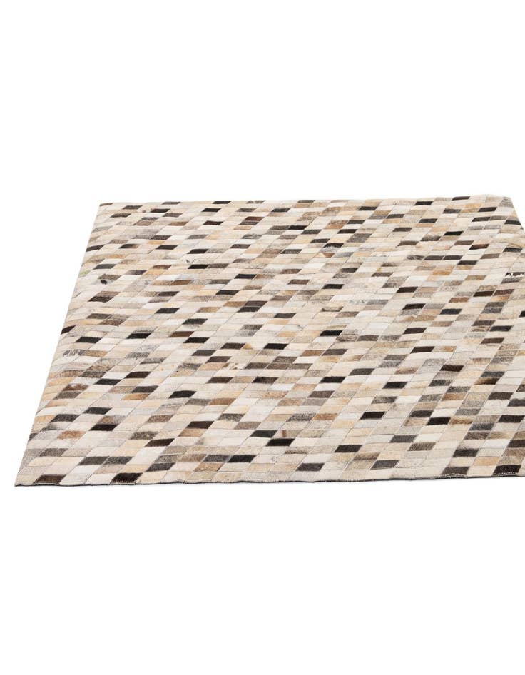 Detail image of  4' x 6' Cowhide - Patchwork Rug