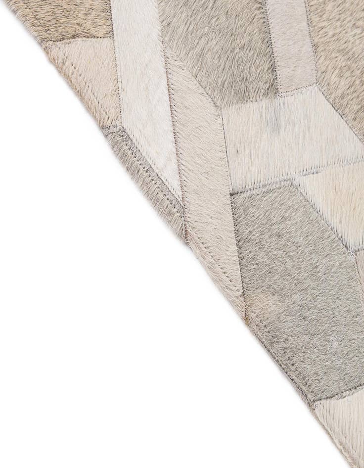 Detail image of  7' 9 x 10' 8 Cowhide - Patchwork Rug