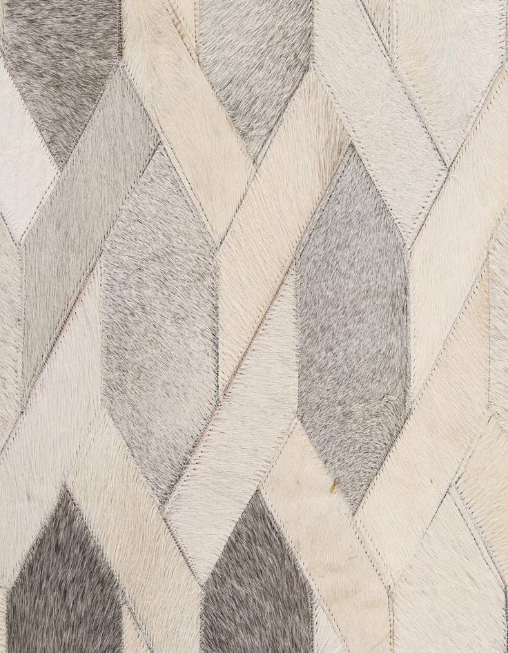 Detail image of  7' 9 x 10' 8 Cowhide - Patchwork Rug