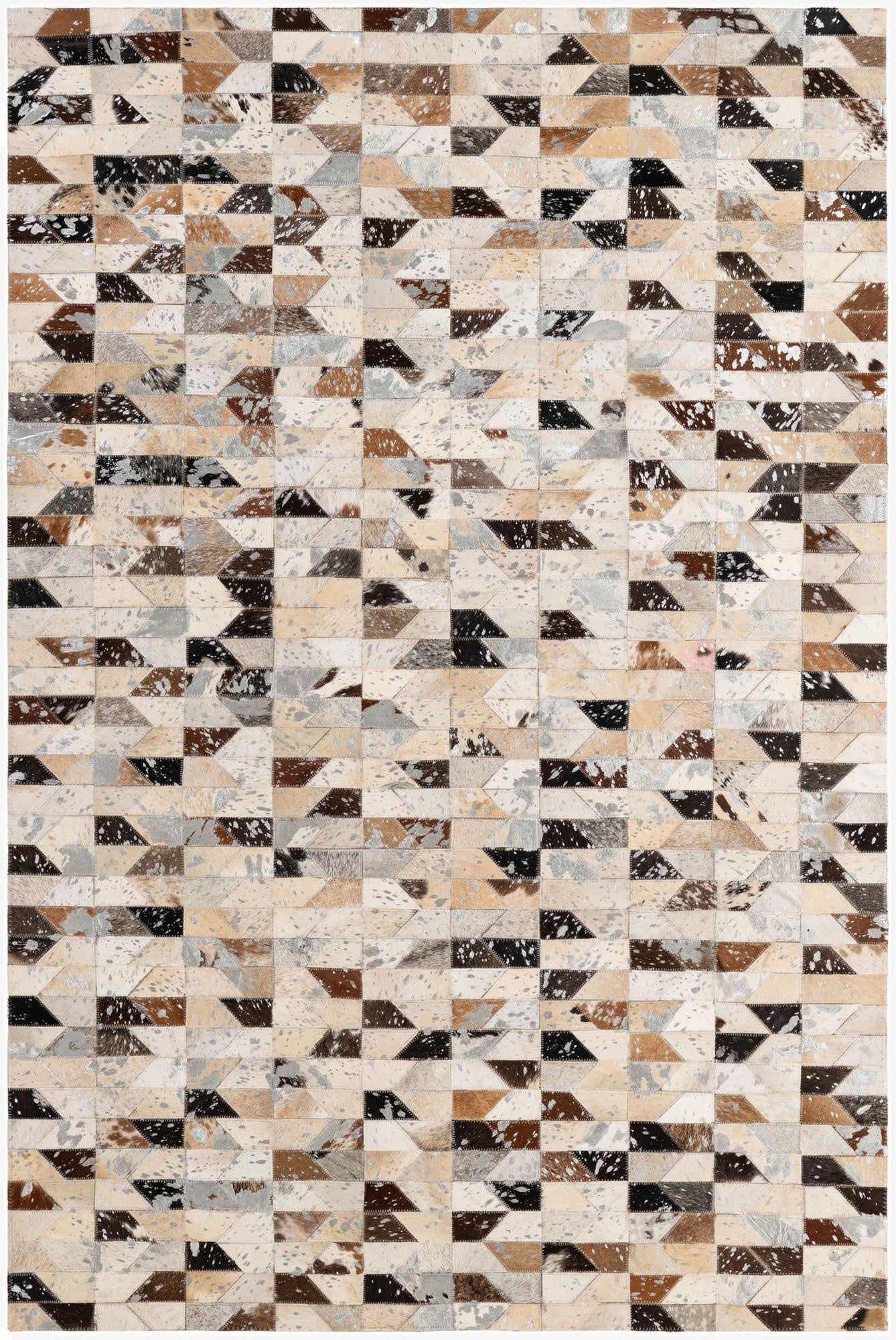  4' x 5' 11 Cowhide - Patchwork Rug