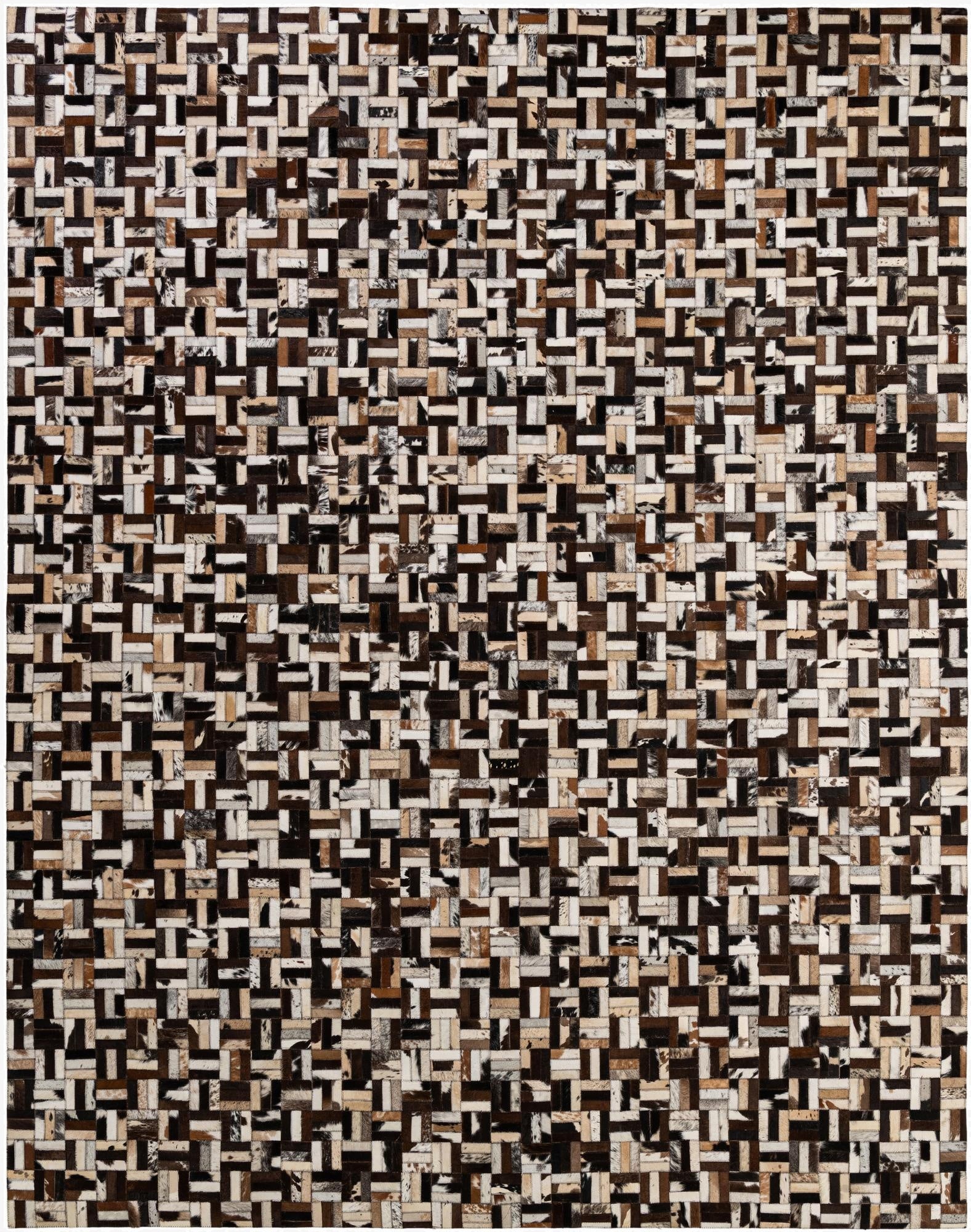  7' 11 x 10' Cowhide - Patchwork Rug