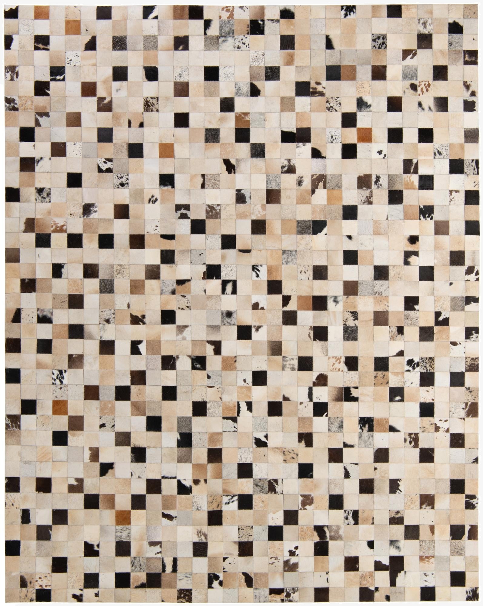  8' x 10' Cowhide - Patchwork Rug