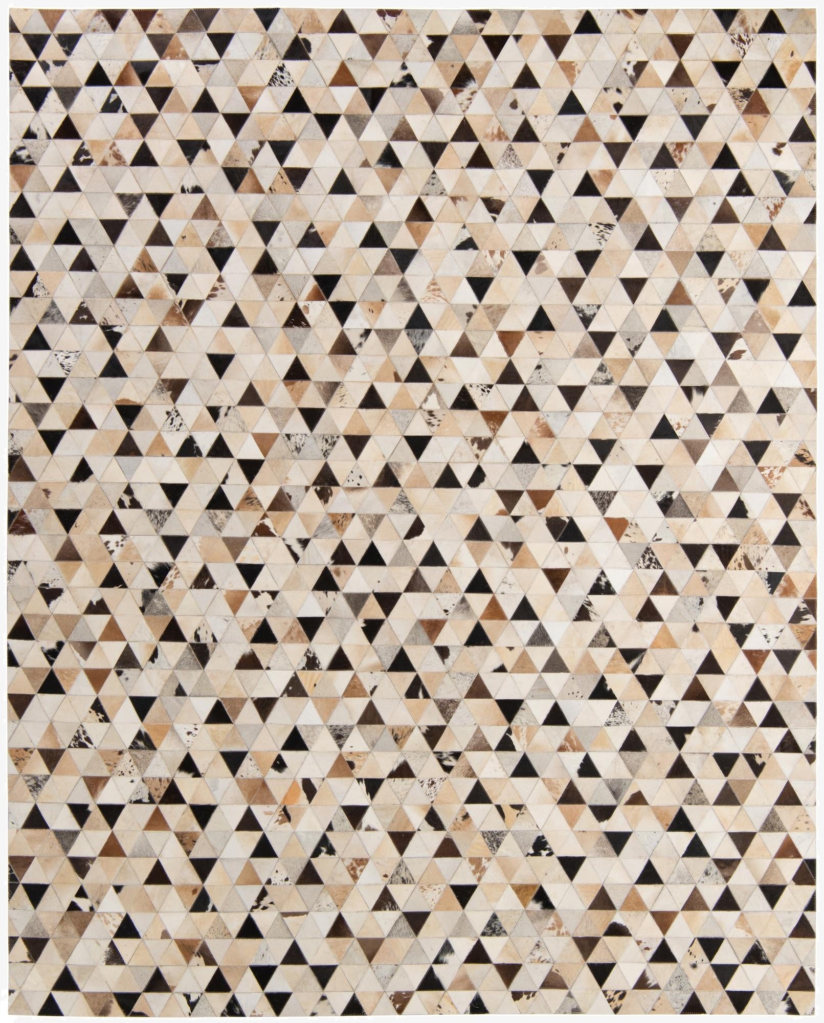  8' x 9' 10 Cowhide - Patchwork Rug