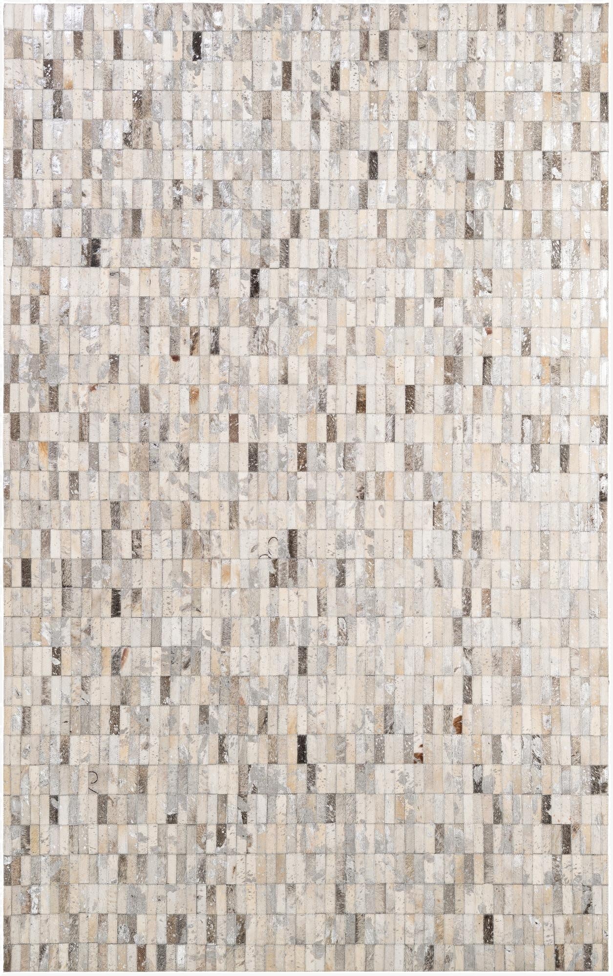  5' 3 x 8' 3 Cowhide - Patchwork Rug