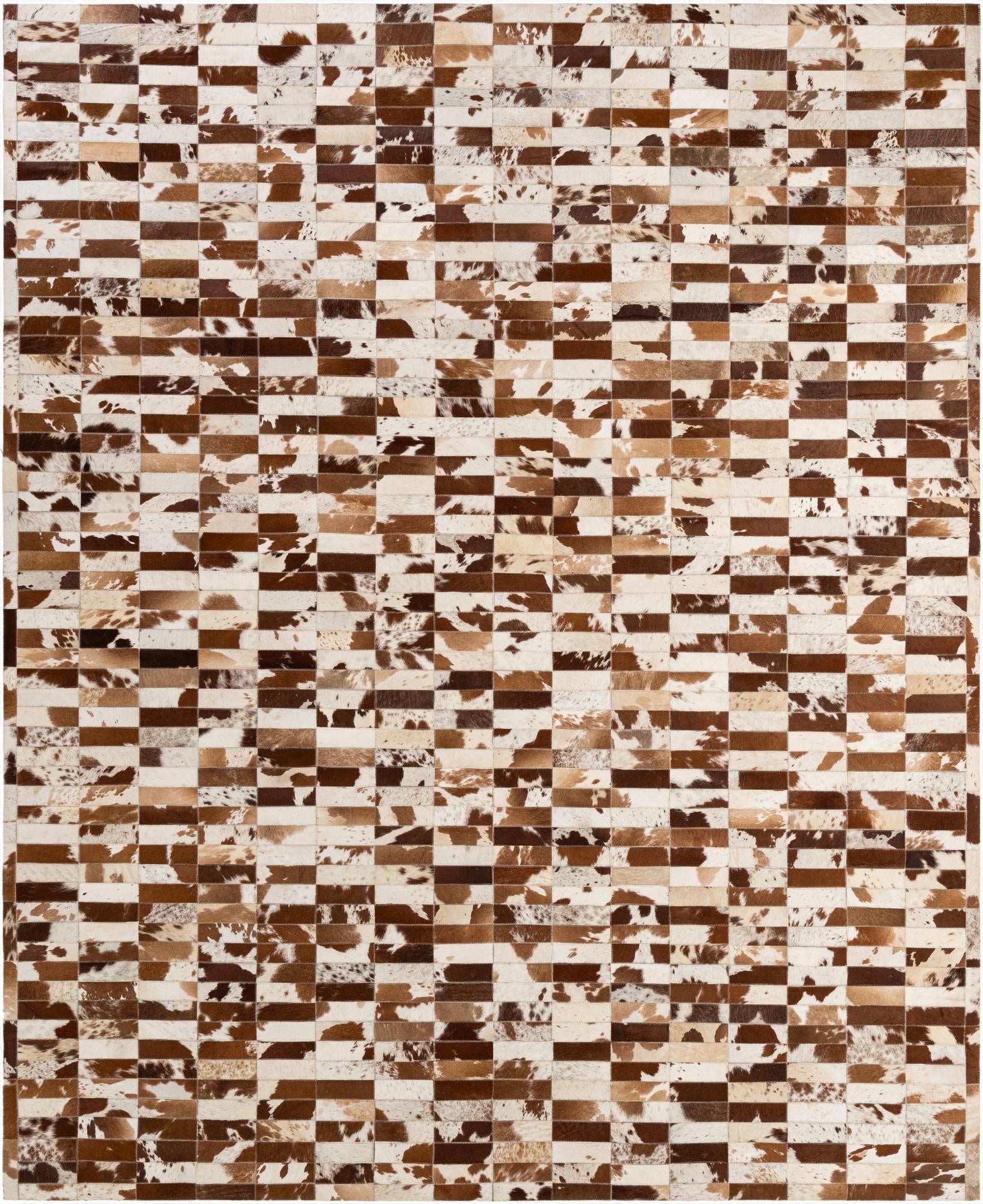  8' 3 x 9' 11 Cowhide - Patchwork Rug