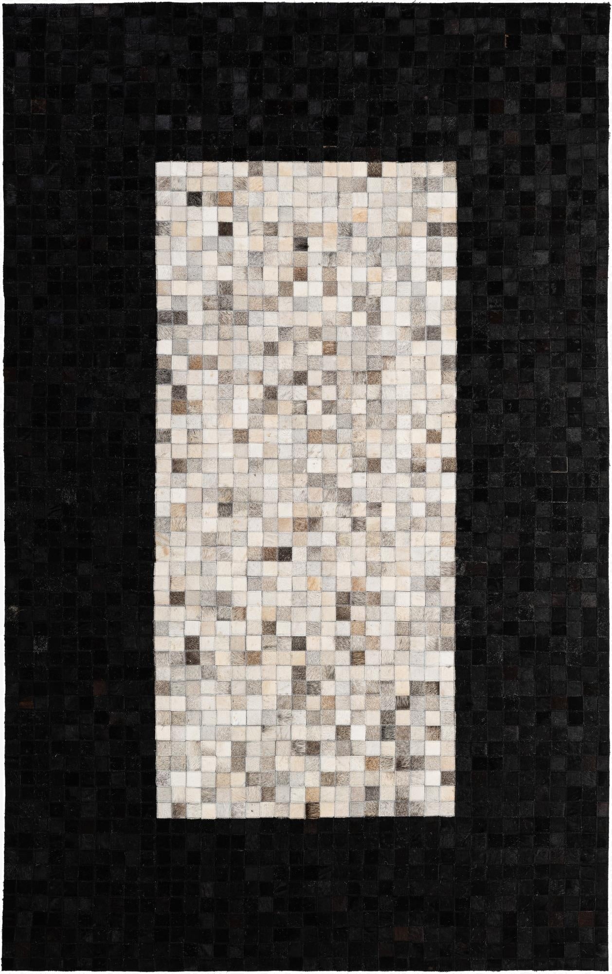  5' x 8' Cowhide - Patchwork Rug