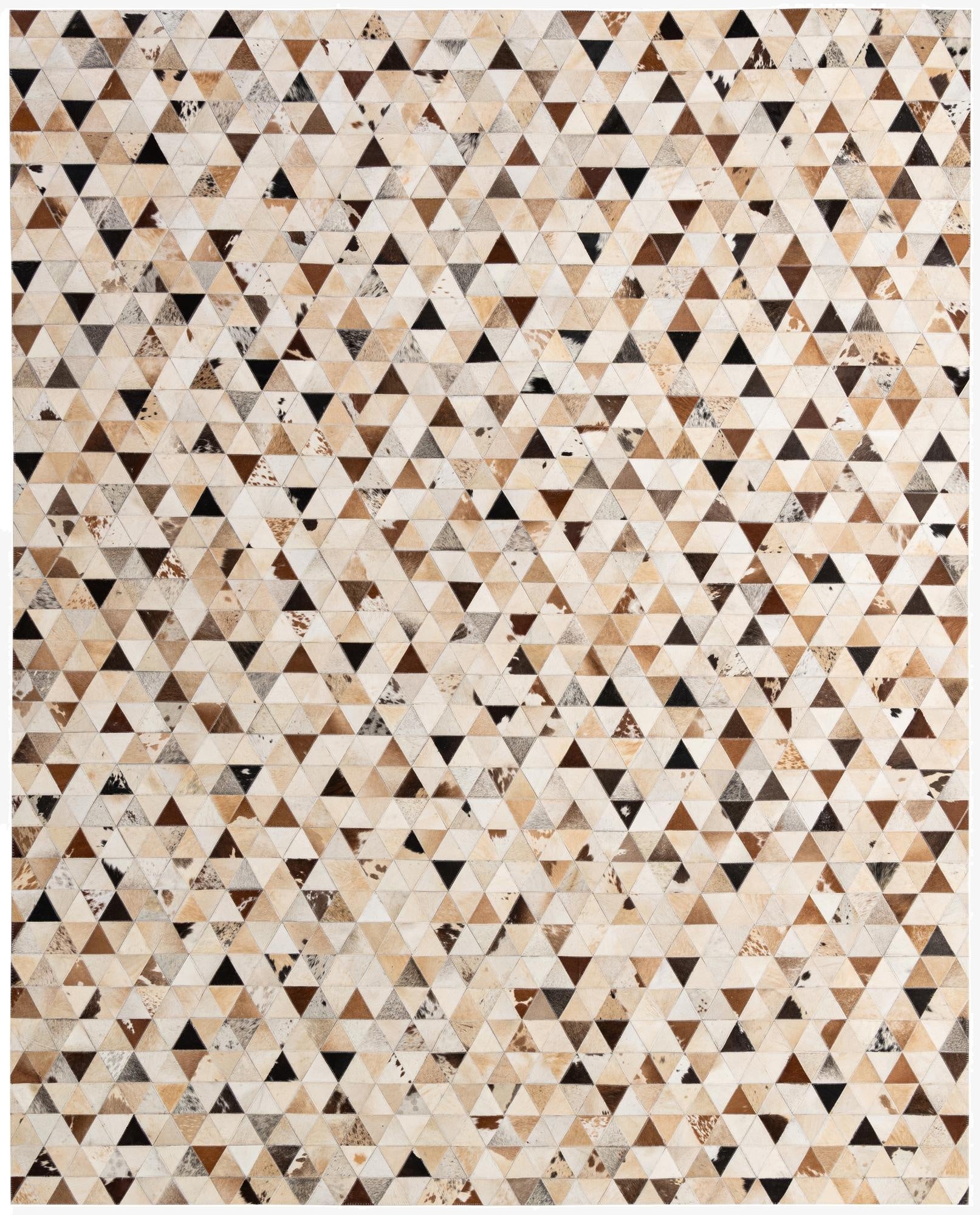  7' 11 x 9' 8 Cowhide - Patchwork Rug