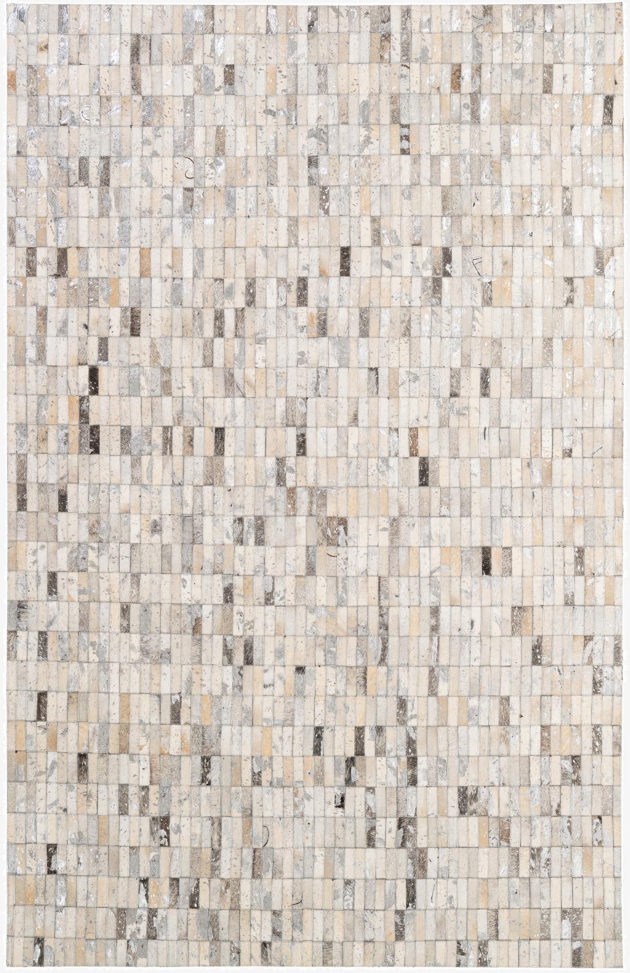  5' 1 x 8' Cowhide - Patchwork Rug