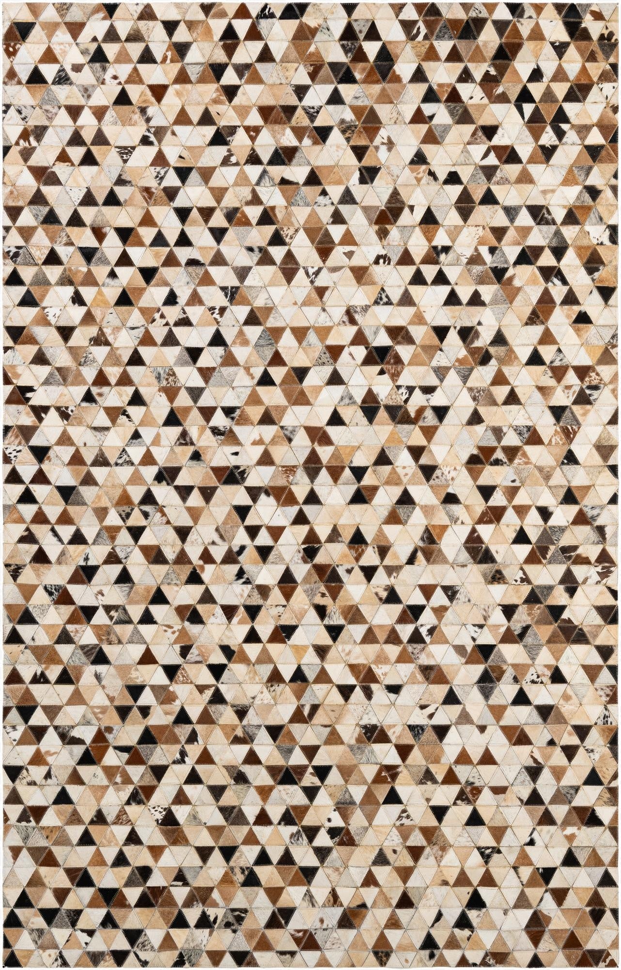  5' 1 x 7' 11 Cowhide - Patchwork Rug