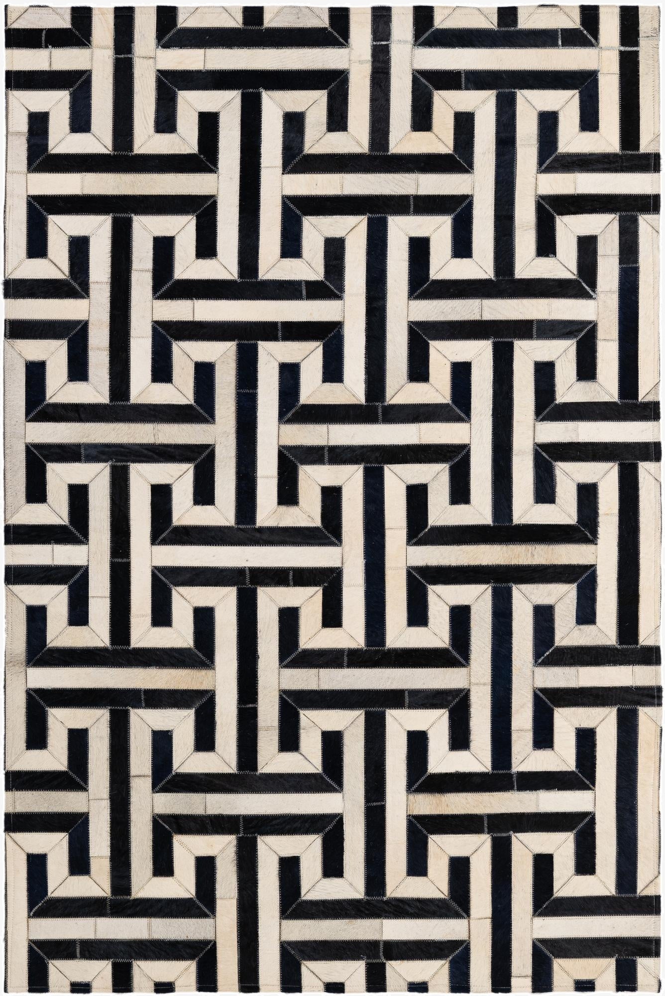  4' x 6' 1 Cowhide - Patchwork Rug