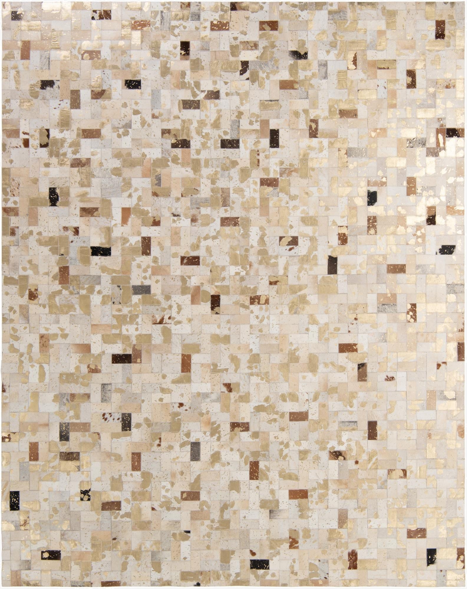  7' 1 x 10' 1 Cowhide - Patchwork Rug