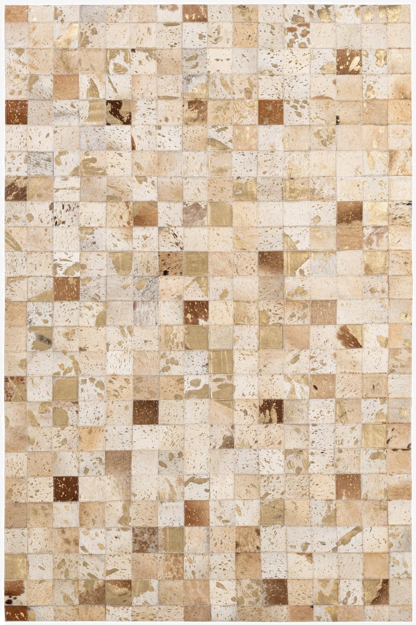  4' x 6' Cowhide - Patchwork Rug