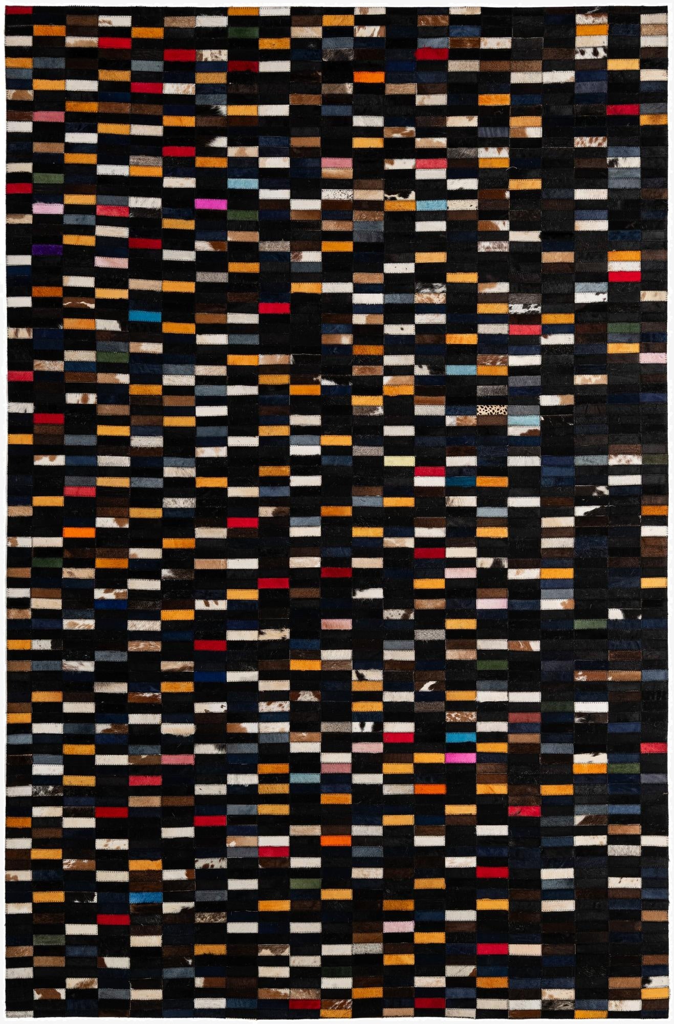  5' 3 x 7' 11 Cowhide - Patchwork Rug