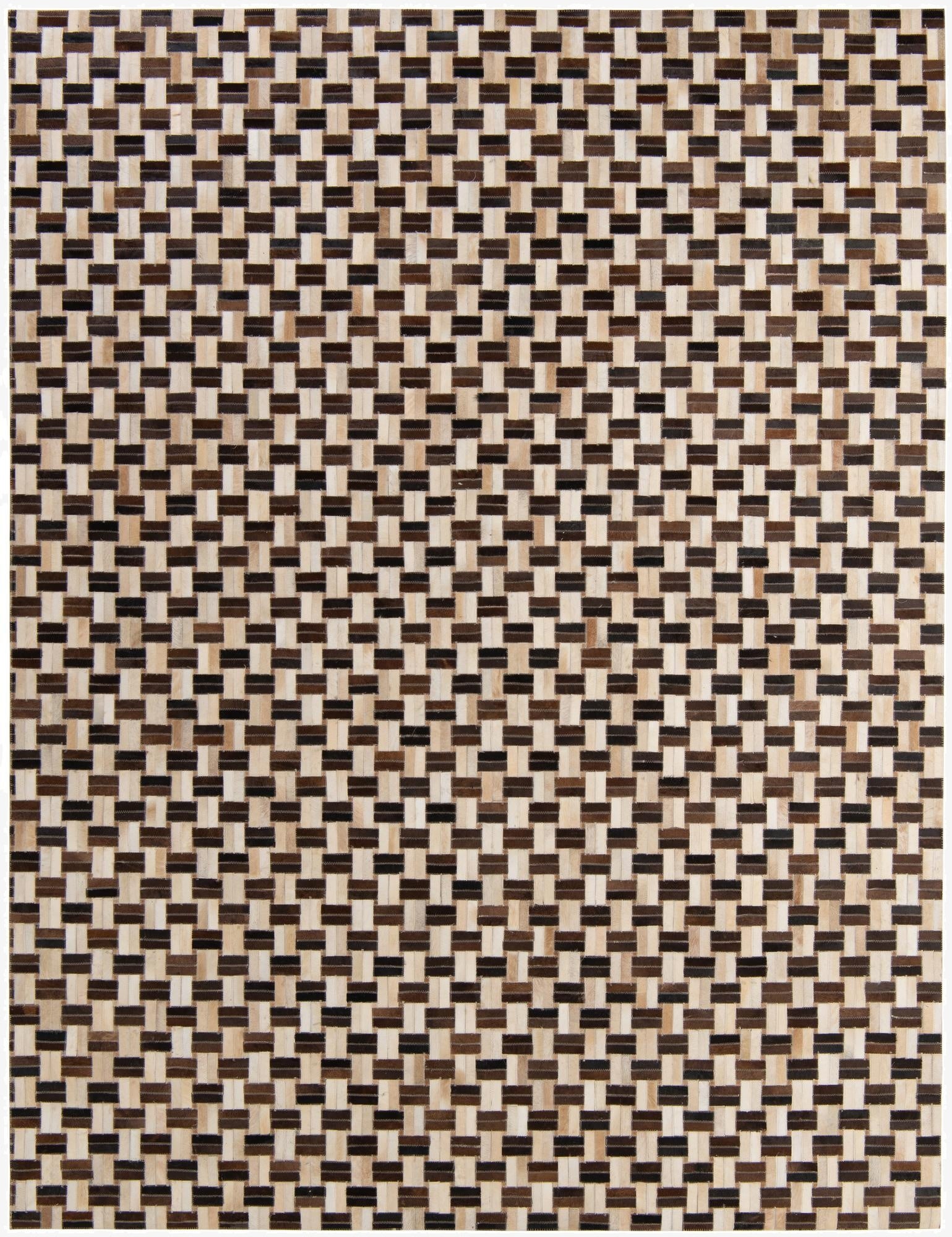  7' 7 x 9' 11 Cowhide - Patchwork Rug