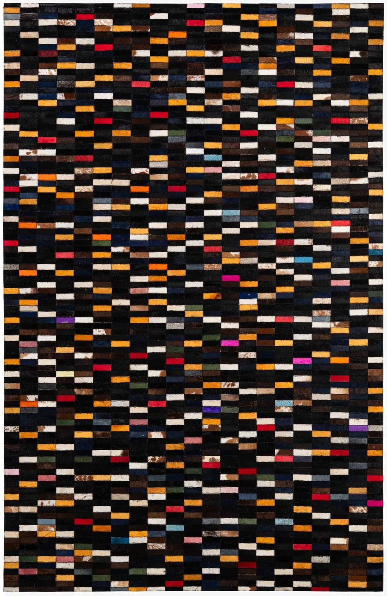  5' 3 x 7' 11 Cowhide - Patchwork Rug