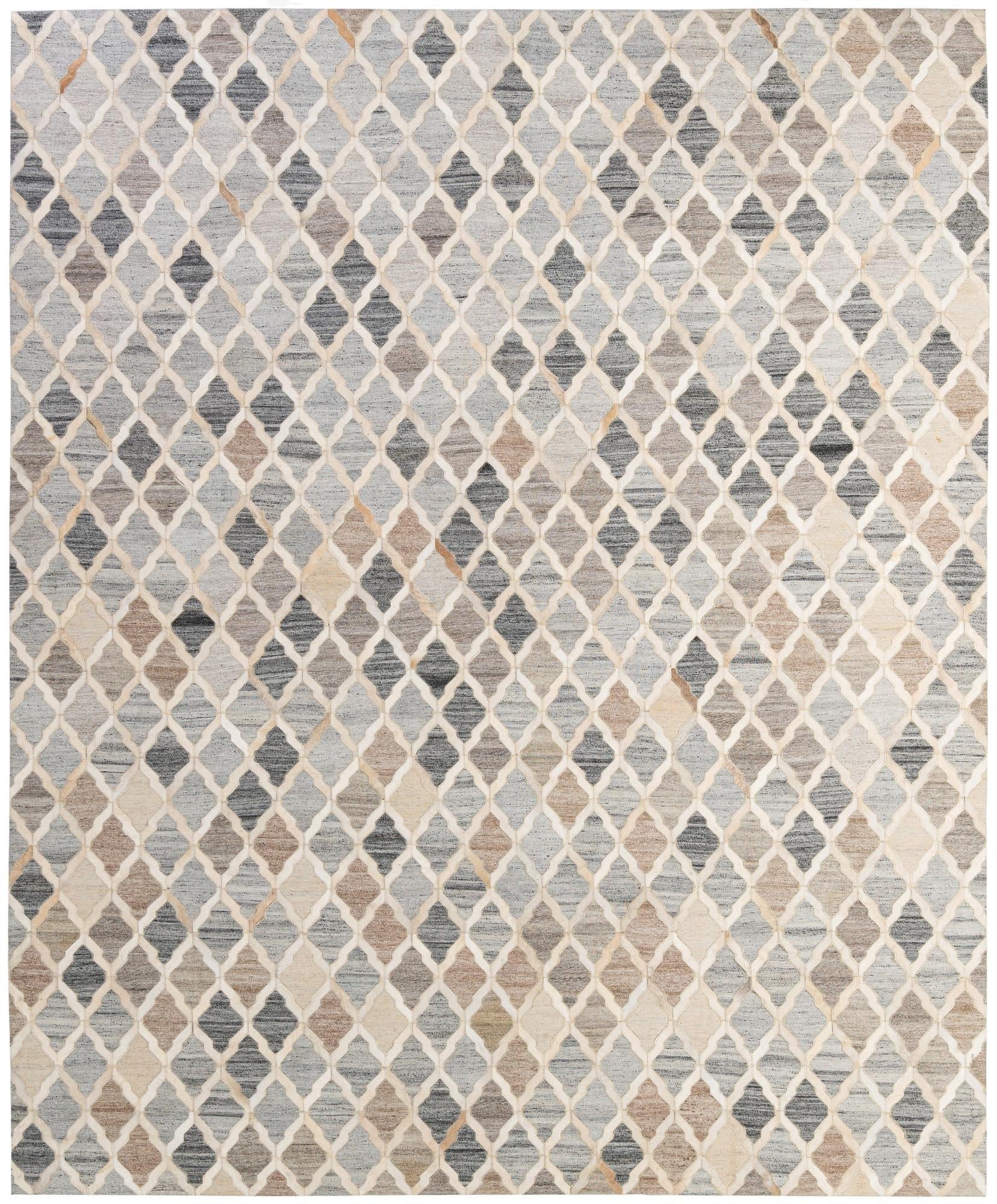  8' x 9' 10 Cowhide - Patchwork Rug