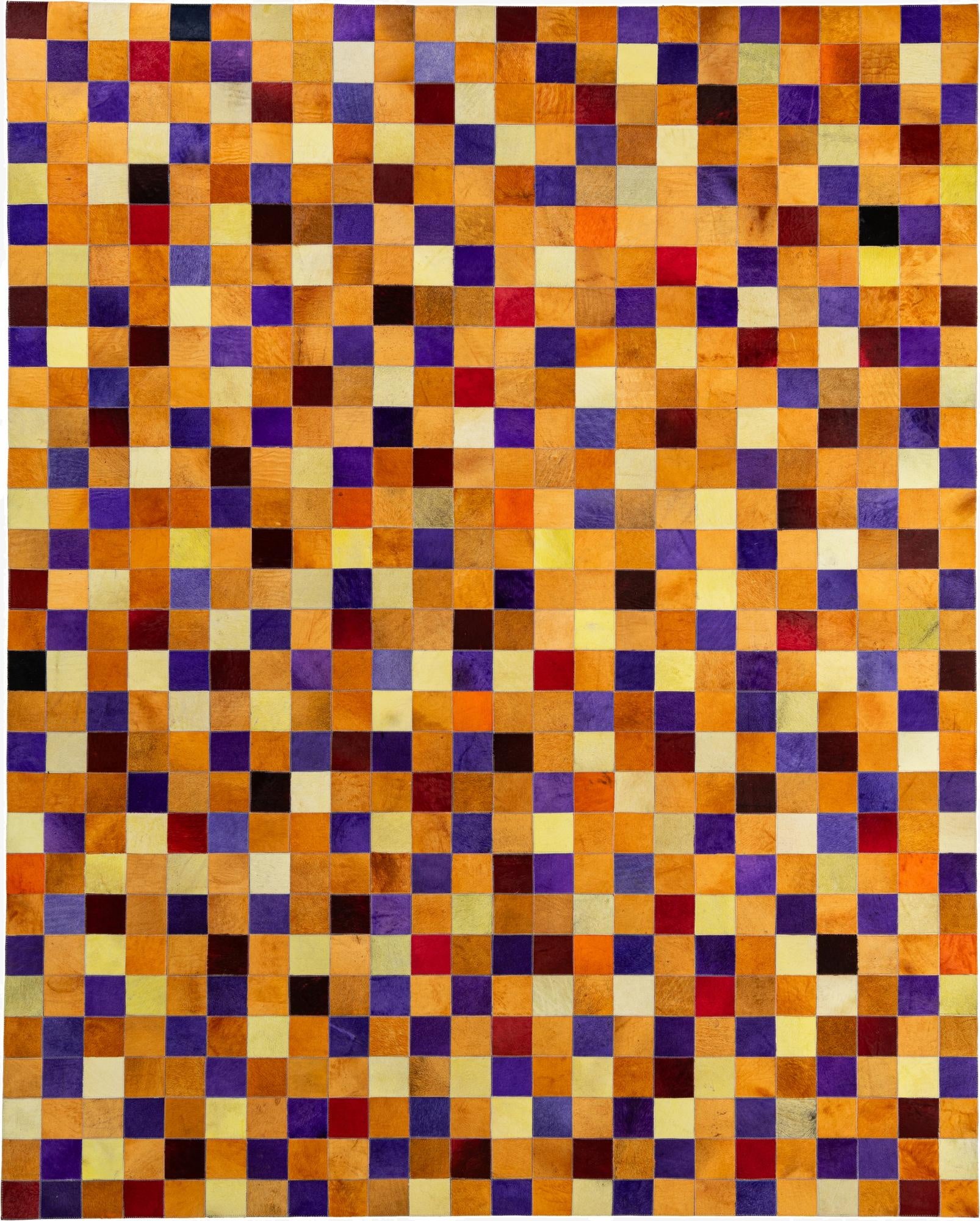  8' x 9' 11 Cowhide - Patchwork Rug