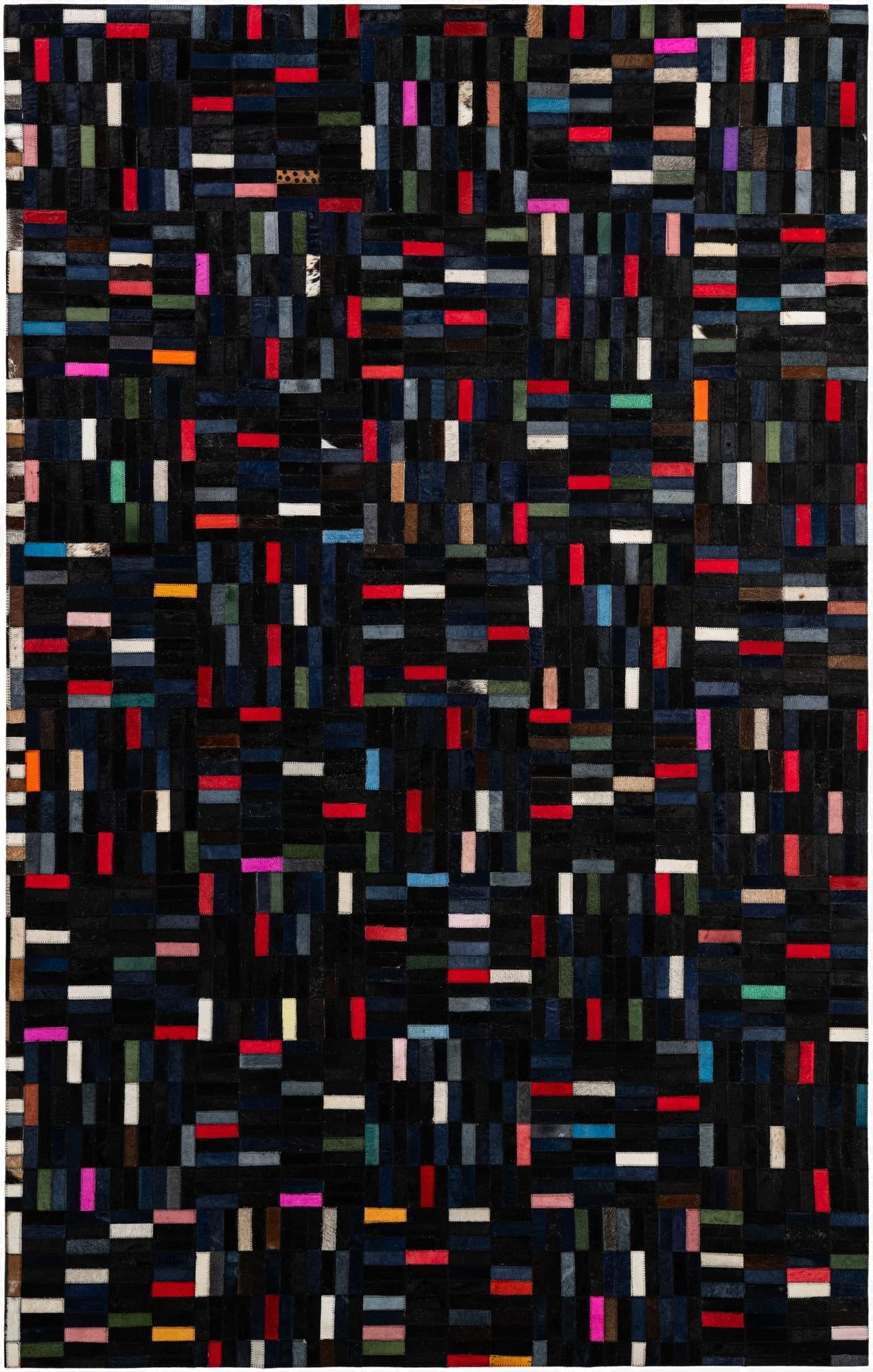  5' x 8' Cowhide - Patchwork Rug