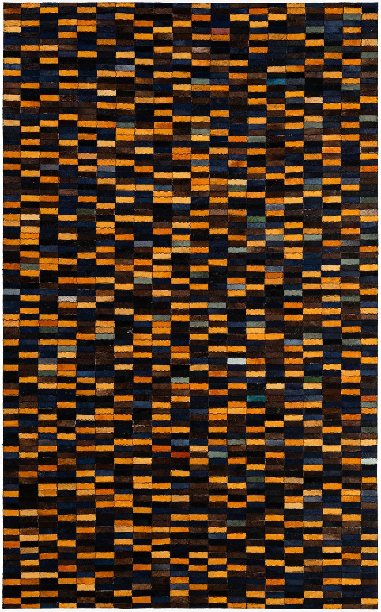  5' x 8' Cowhide - Patchwork Rug