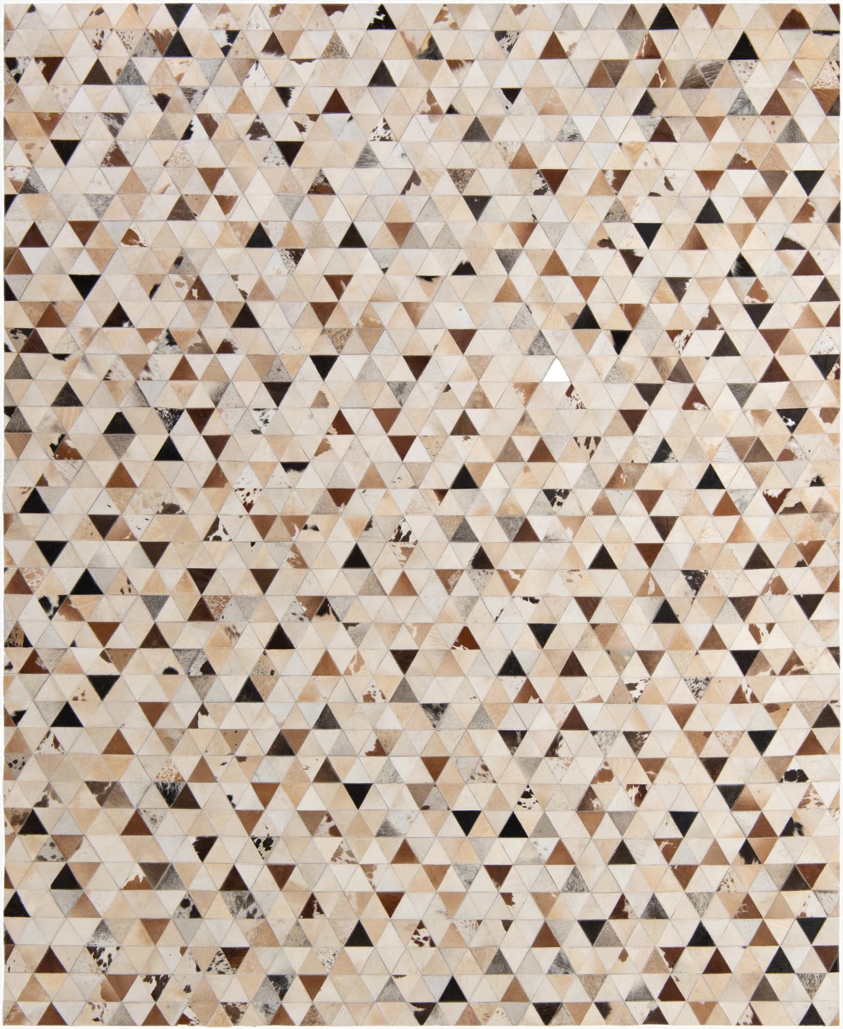  7' 11 x 9' 10 Cowhide - Patchwork Rug