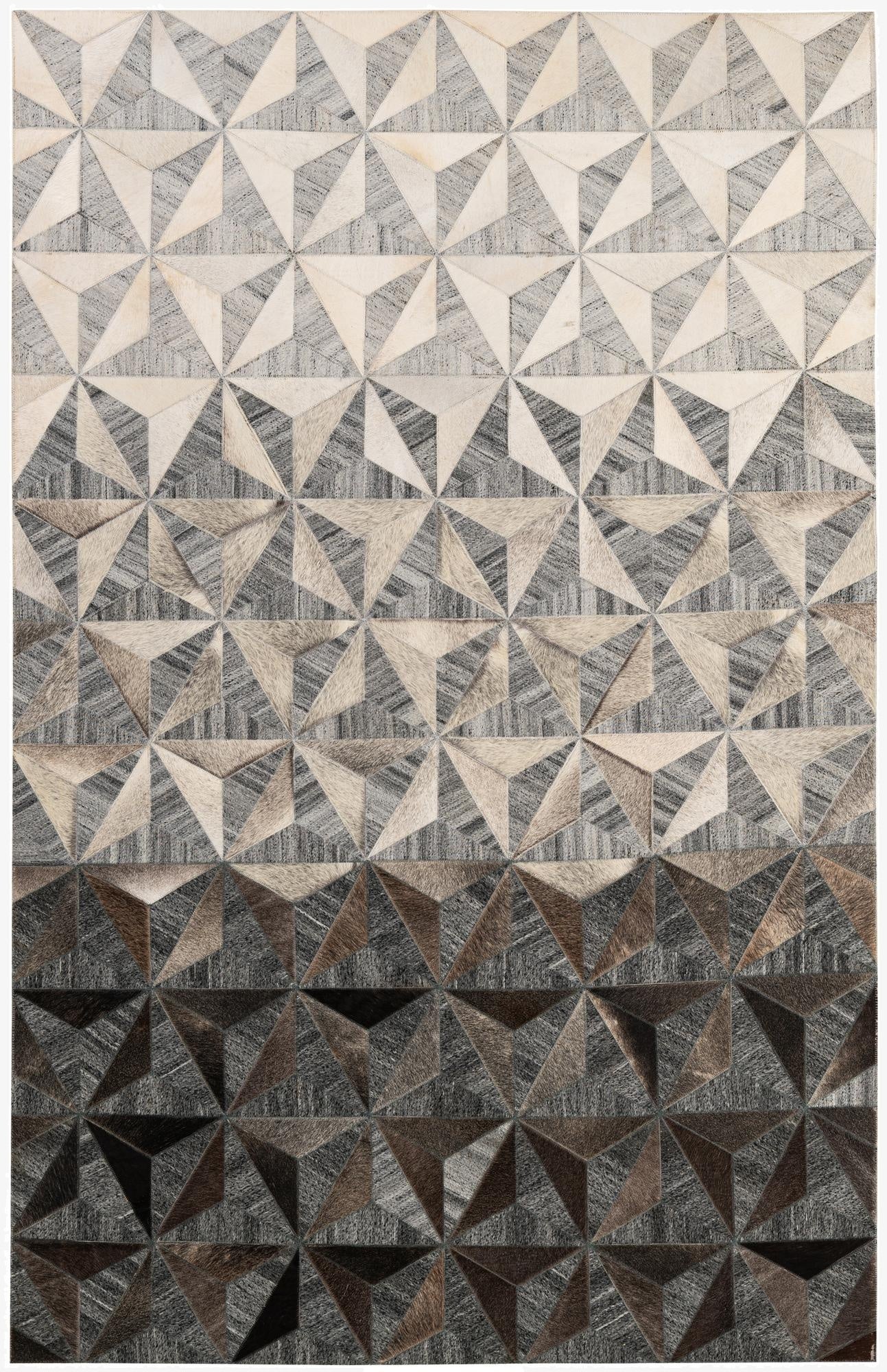  5' x 7' 9 Cowhide - Patchwork Rug