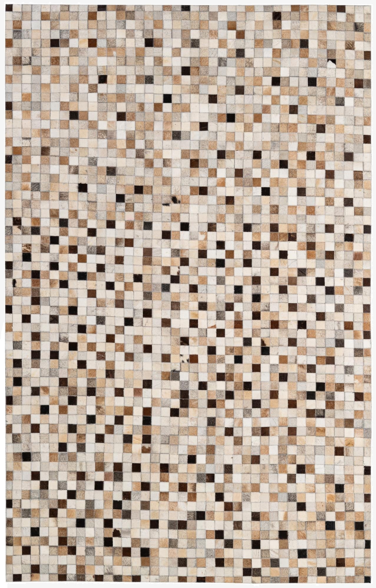  5' x 8' Cowhide - Patchwork Rug