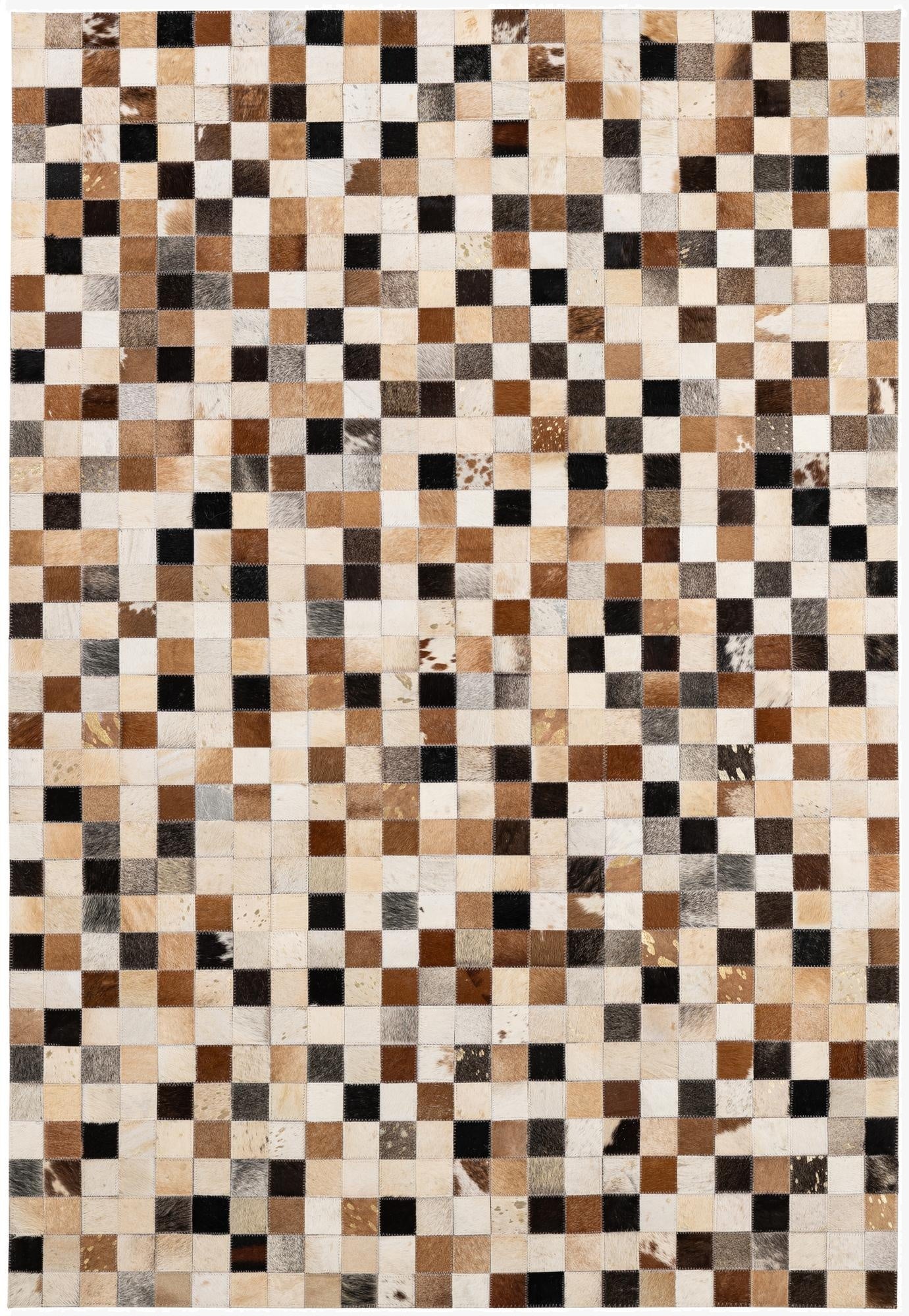  4' x 5' 11 Cowhide - Patchwork Rug