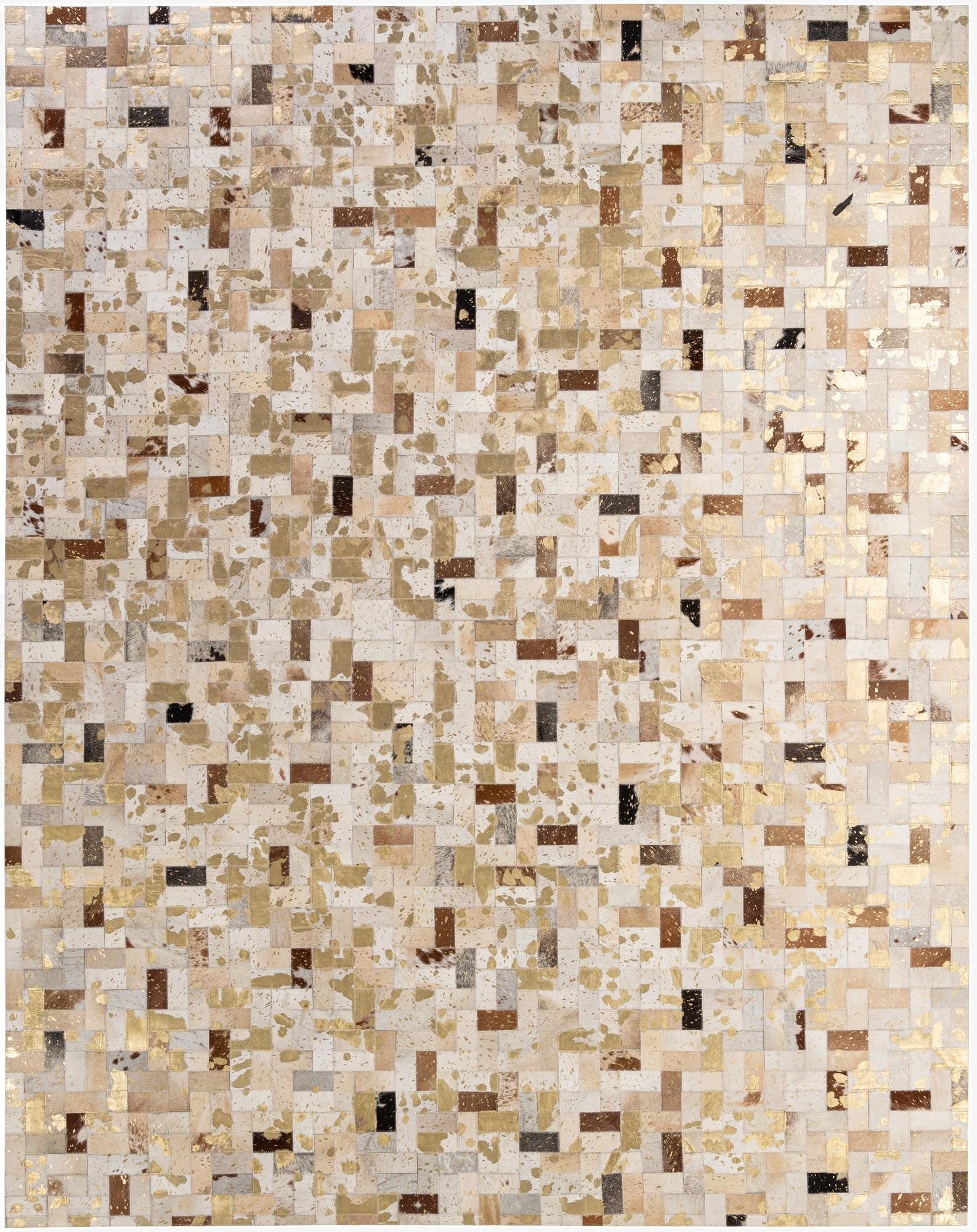  8' x 10' Cowhide - Patchwork Rug