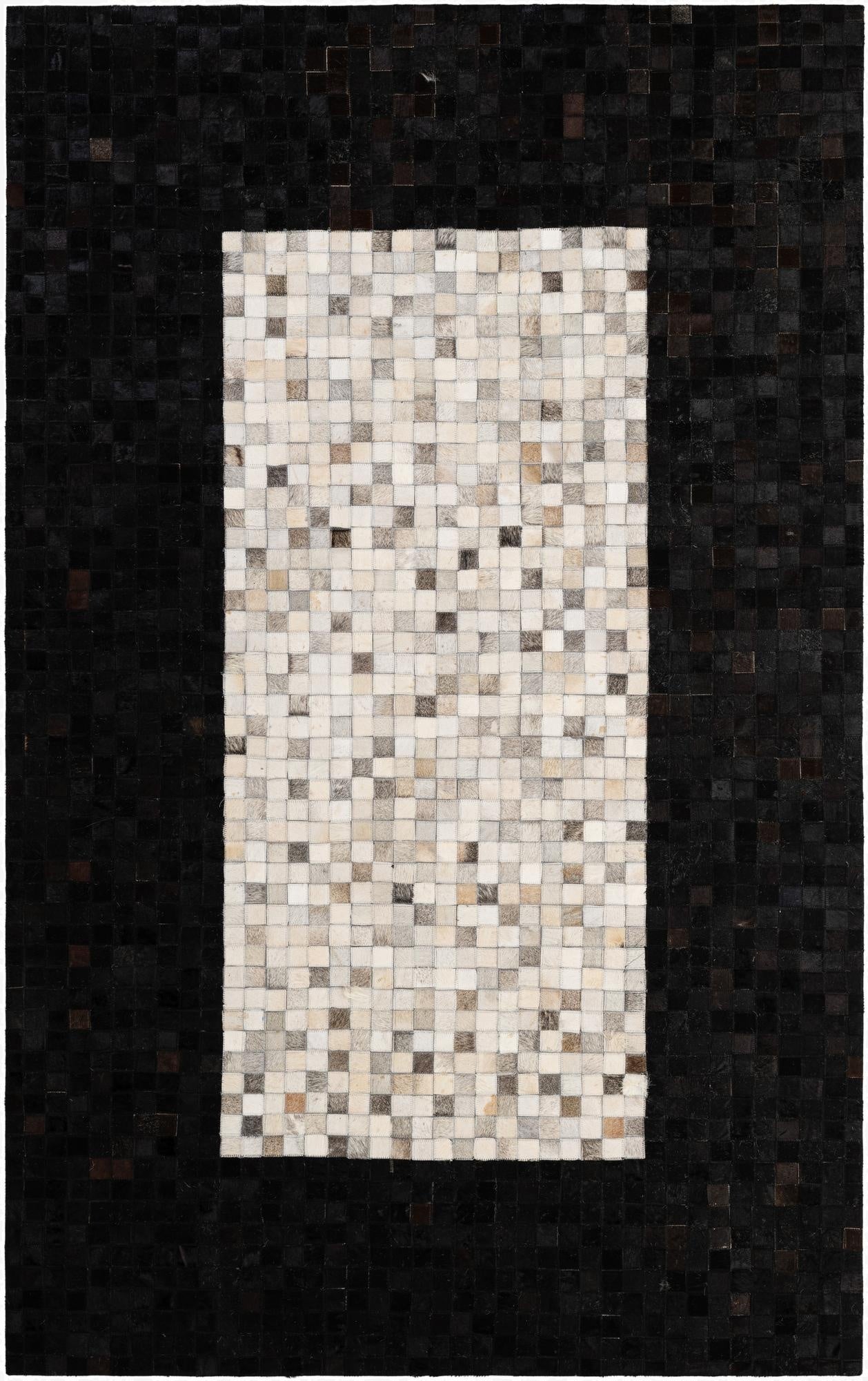  5' x 8' Cowhide - Patchwork Rug