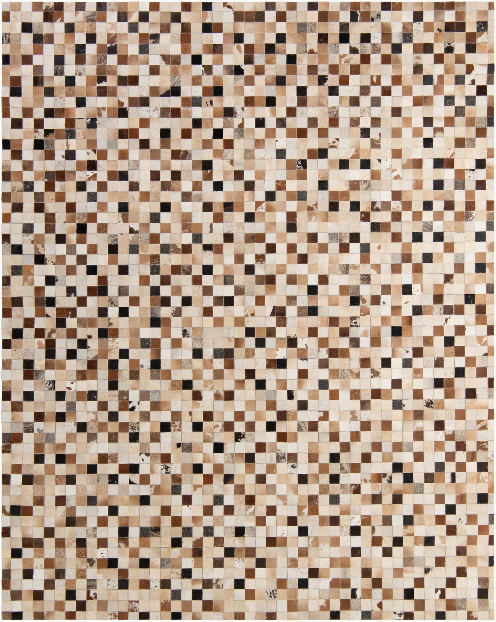  7' 11 x 9' 11 Cowhide - Patchwork Rug