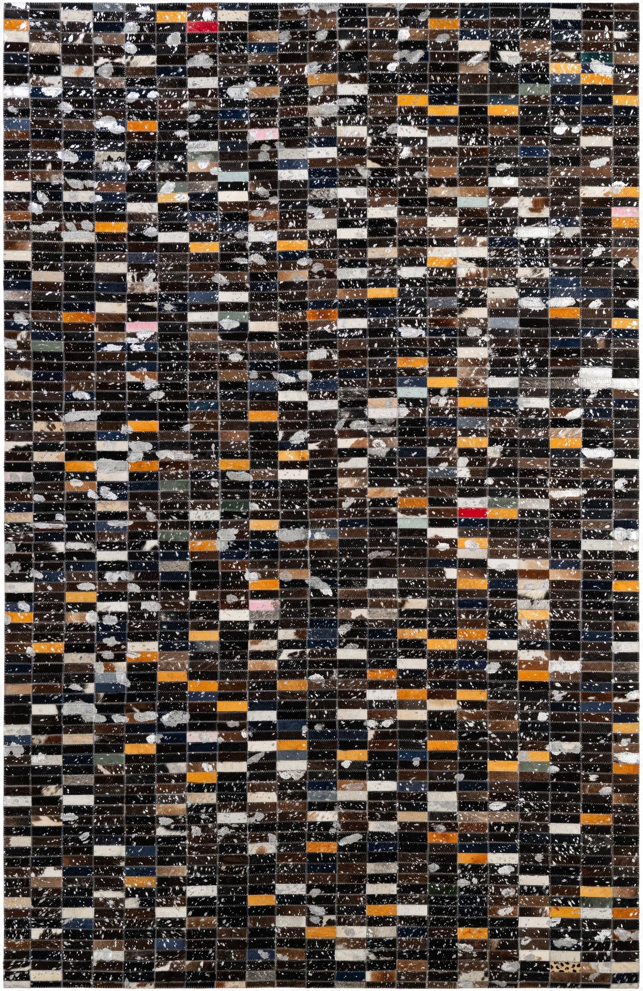  5' 2 x 8' Cowhide - Patchwork Rug