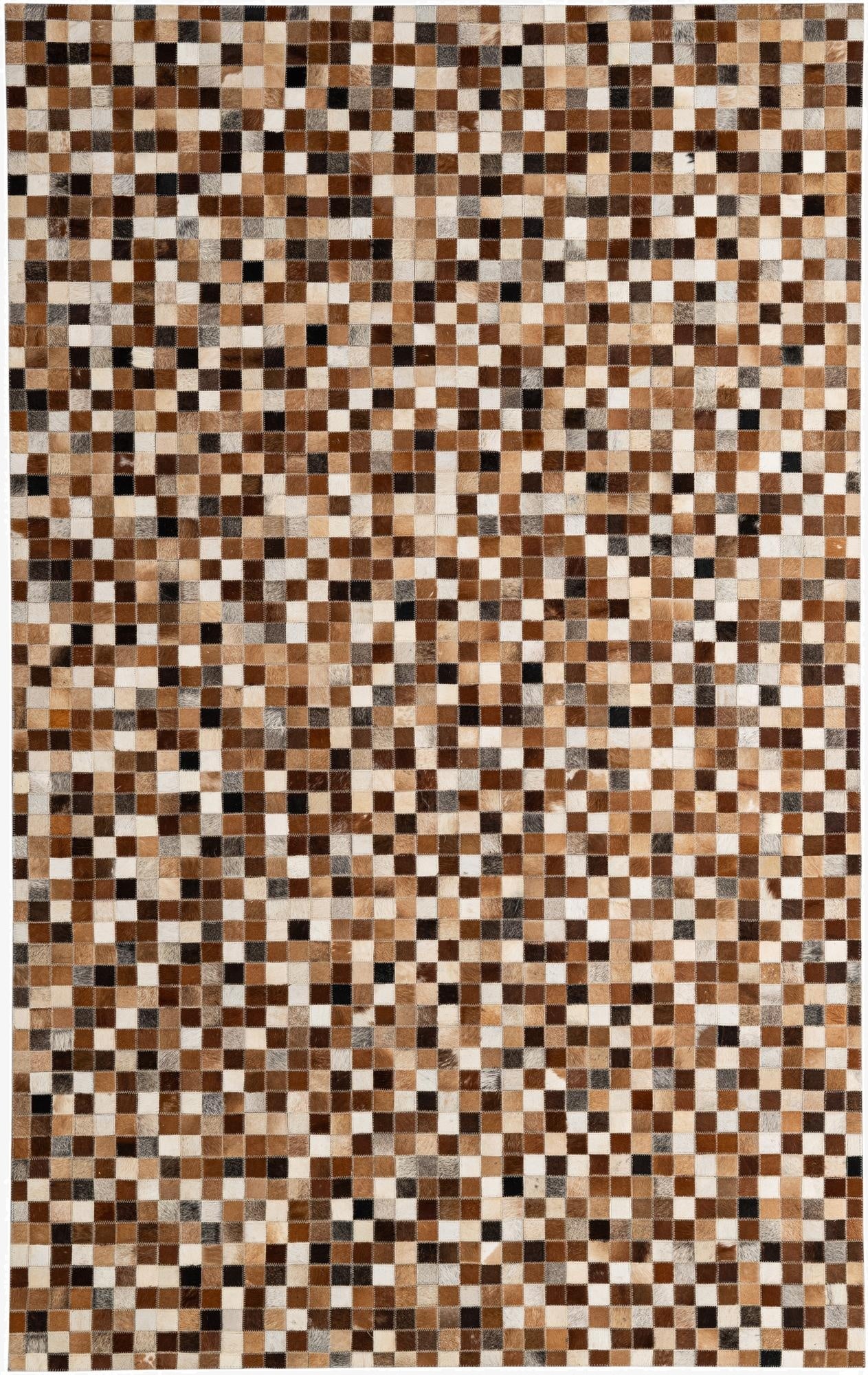  5' x 7' 11 Cowhide - Patchwork Rug