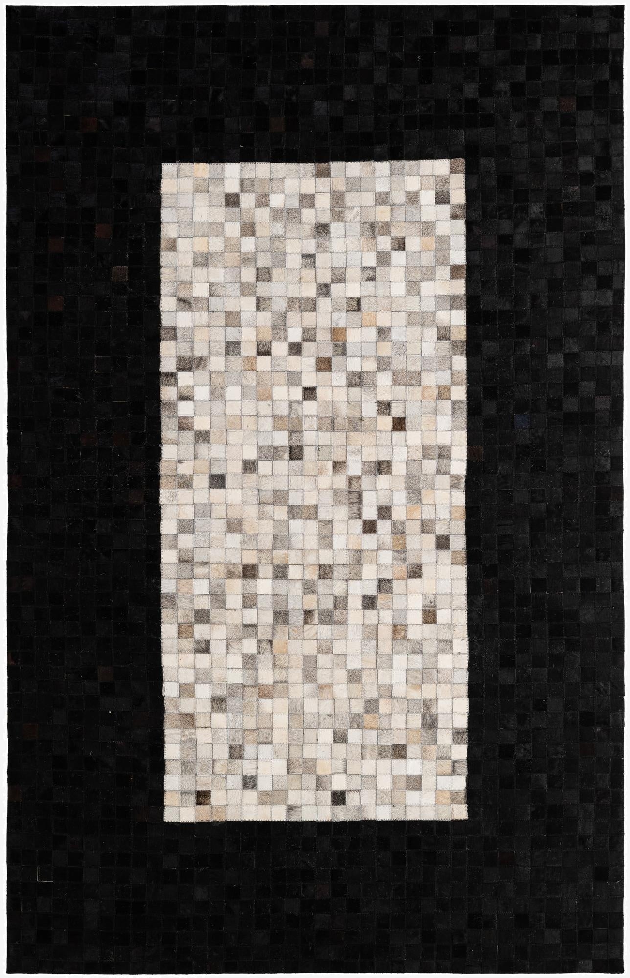  5' x 8' Cowhide - Patchwork Rug