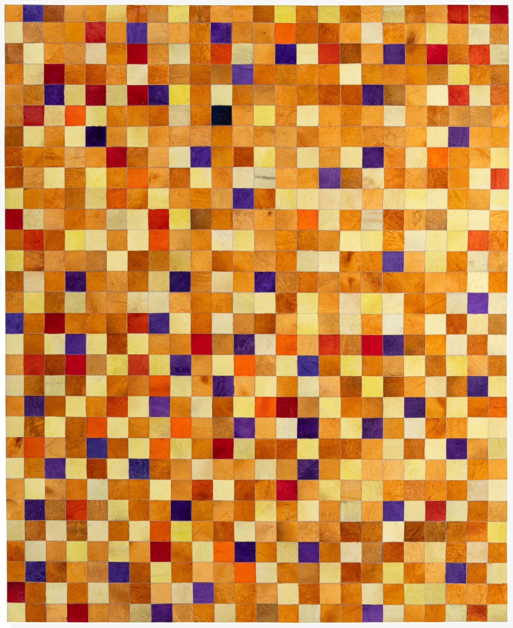  7' 11 x 9' 10 Cowhide - Patchwork Rug