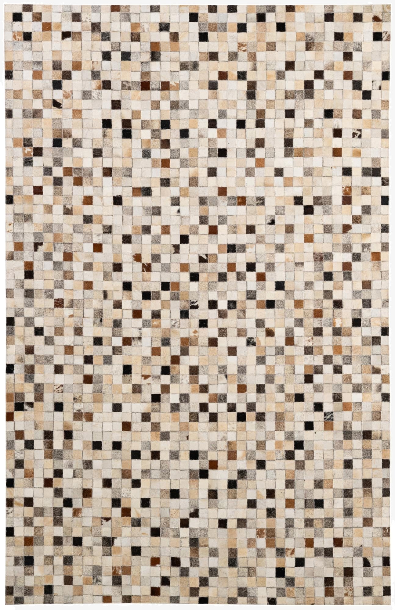  5' 1 x 7' 11 Cowhide - Patchwork Rug