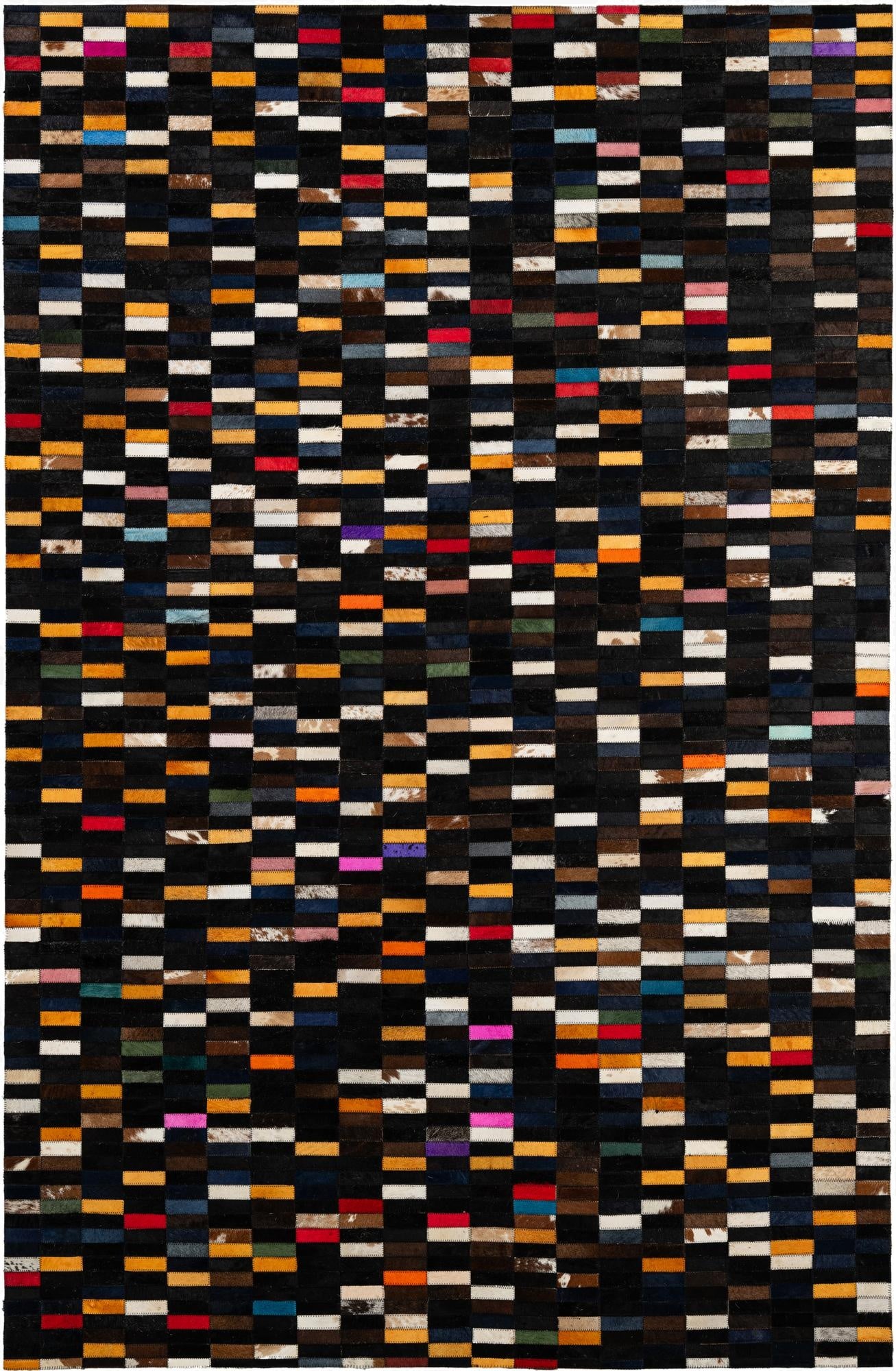  5' 2 x 7' 11 Cowhide - Patchwork Rug