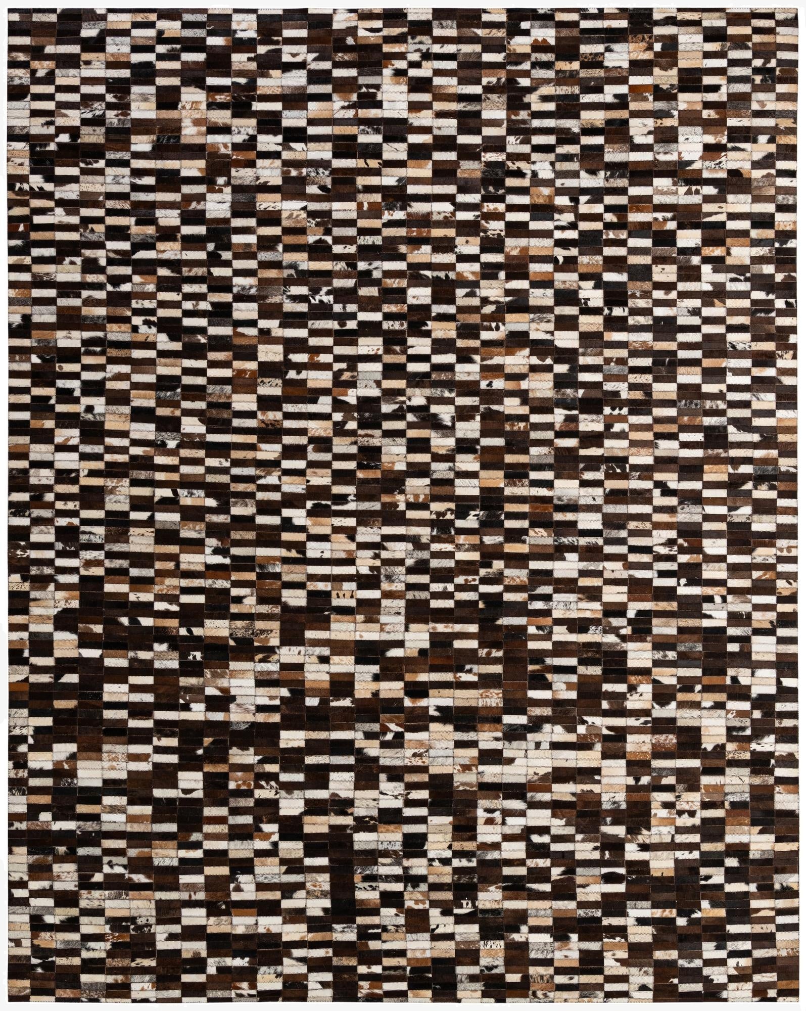  8' 1 x 9' 11 Cowhide - Patchwork Rug
