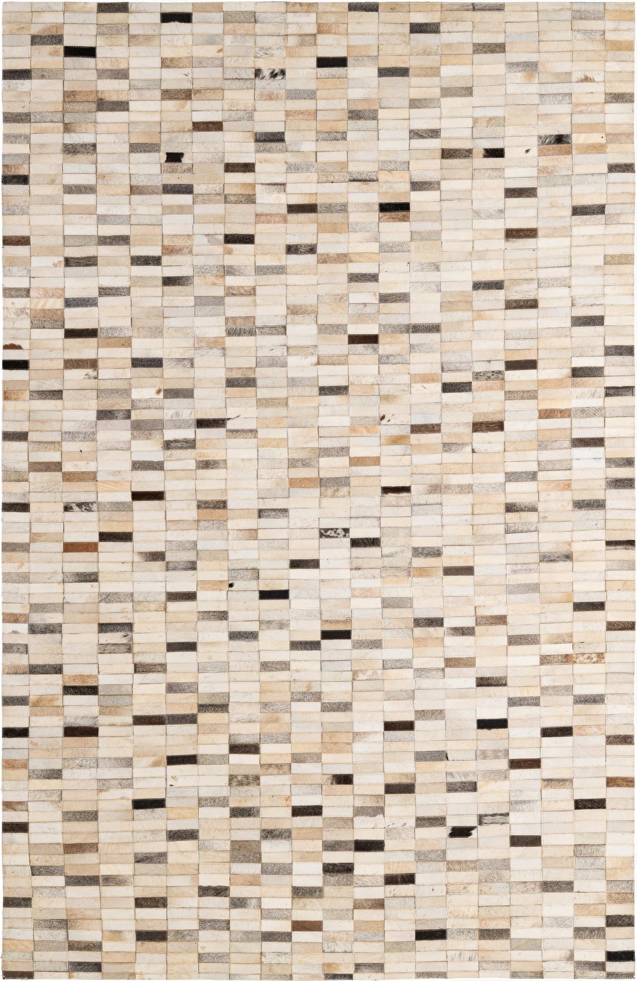  5' 2 x 7' 11 Cowhide - Patchwork Rug