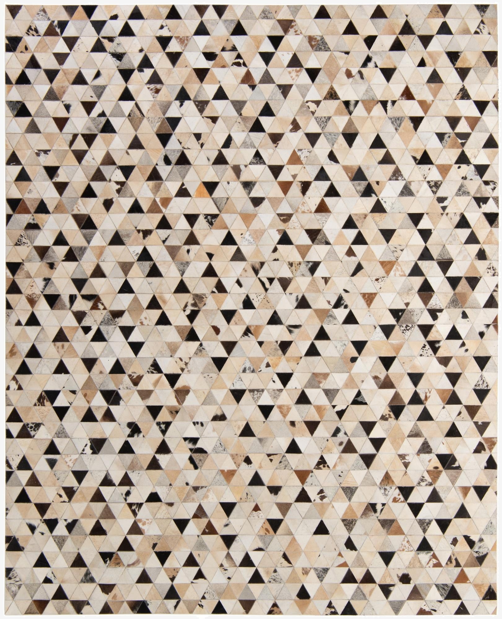  8' x 9' 10 Cowhide - Patchwork Rug