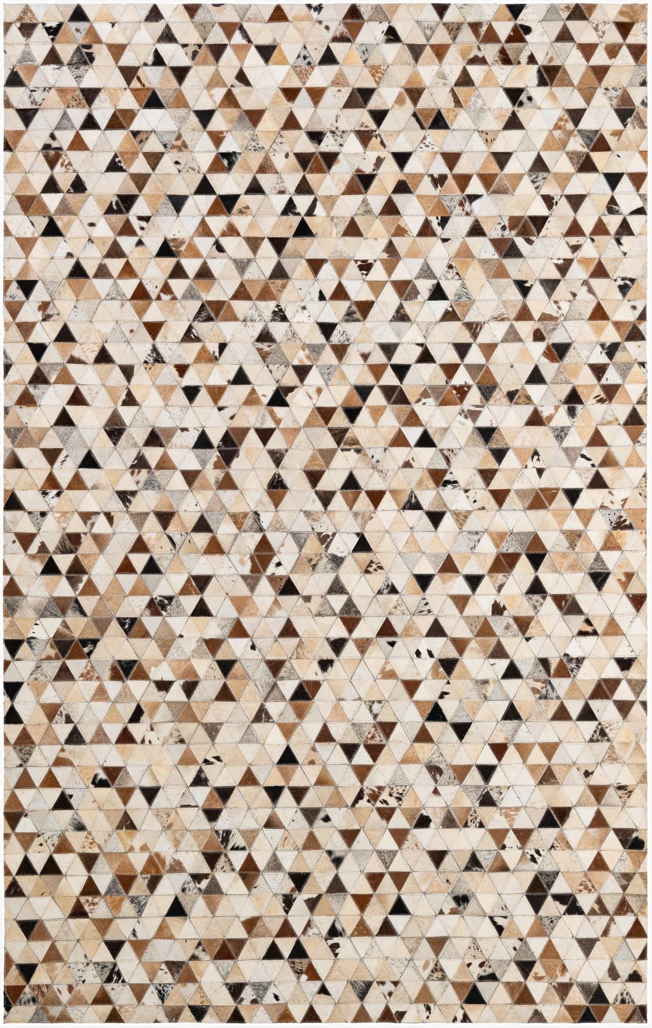  5' 1 x 7' 11 Cowhide - Patchwork Rug