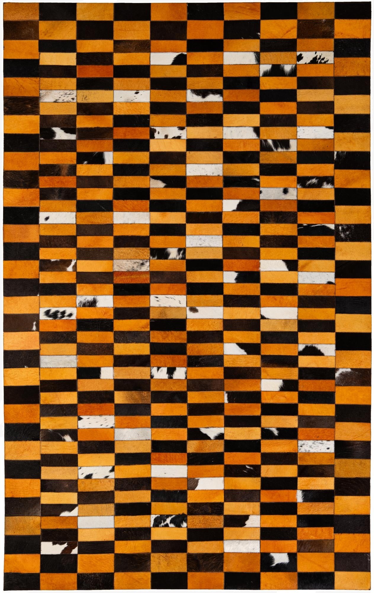  5' 1 x 7' 11 Cowhide - Patchwork Rug