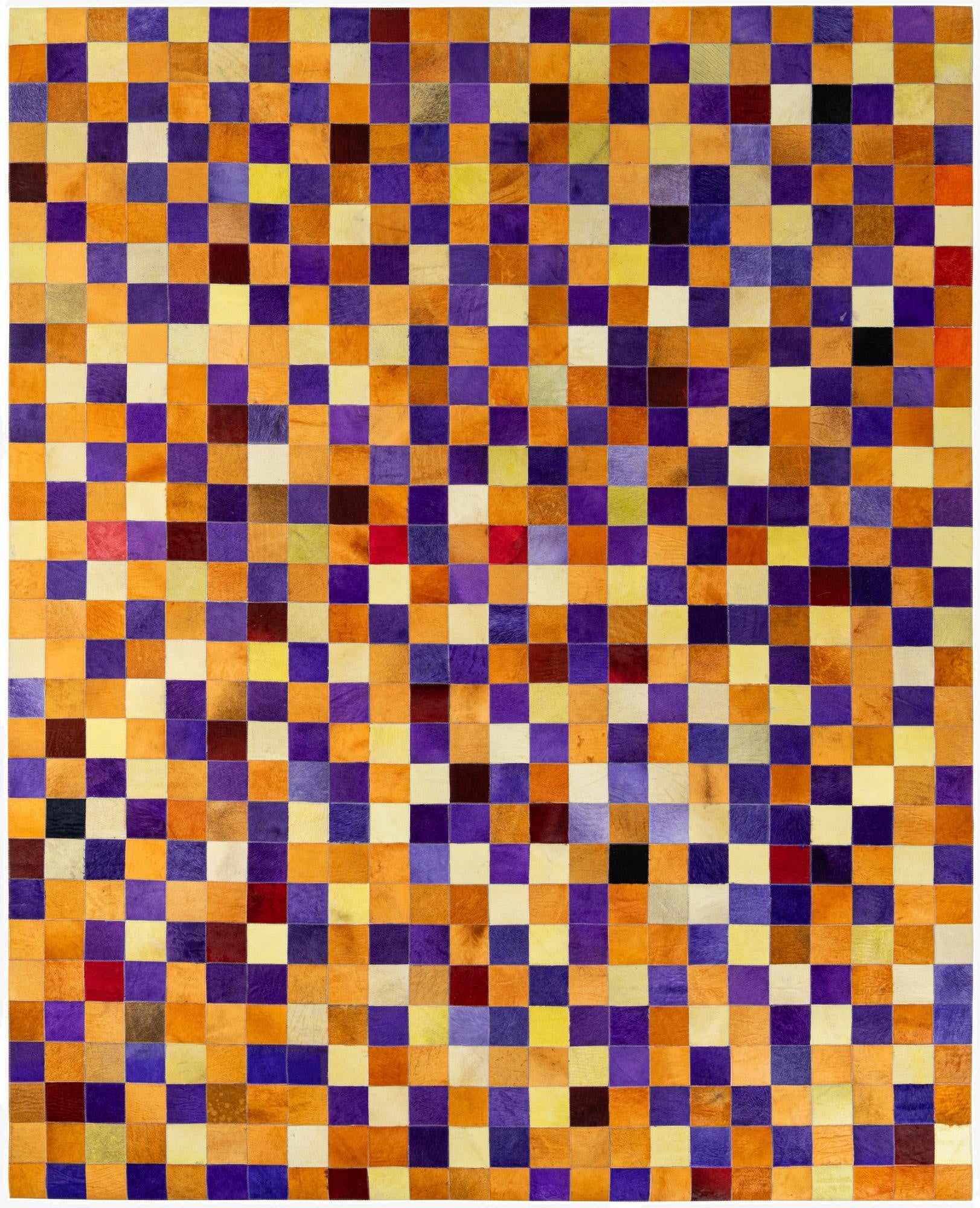  8' x 9' 11 Cowhide - Patchwork Rug